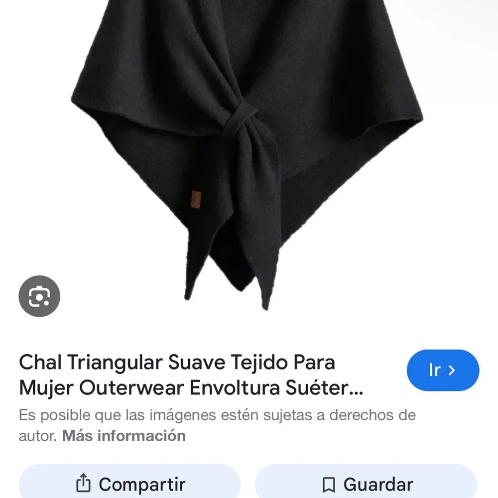 Classic Black Knit Scarf for Men